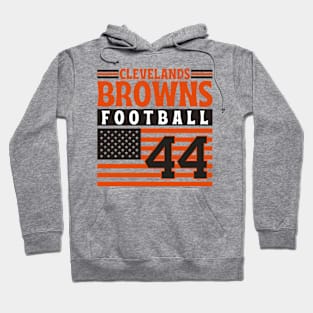 Cleveland Browns 1944 American Flag Football Hoodie